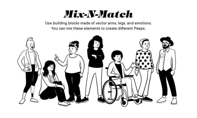 Mix-N-Match, literally