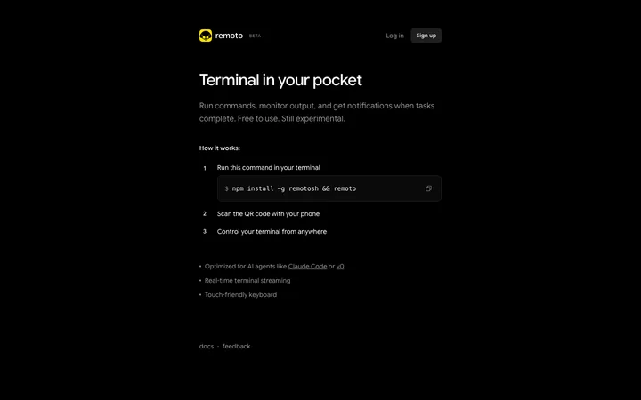 Terminal in your pocket