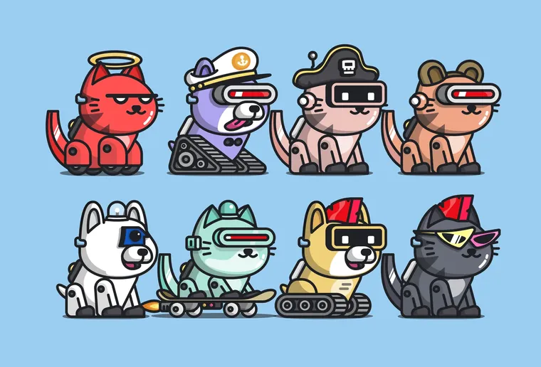 Eight robopets, zero chill