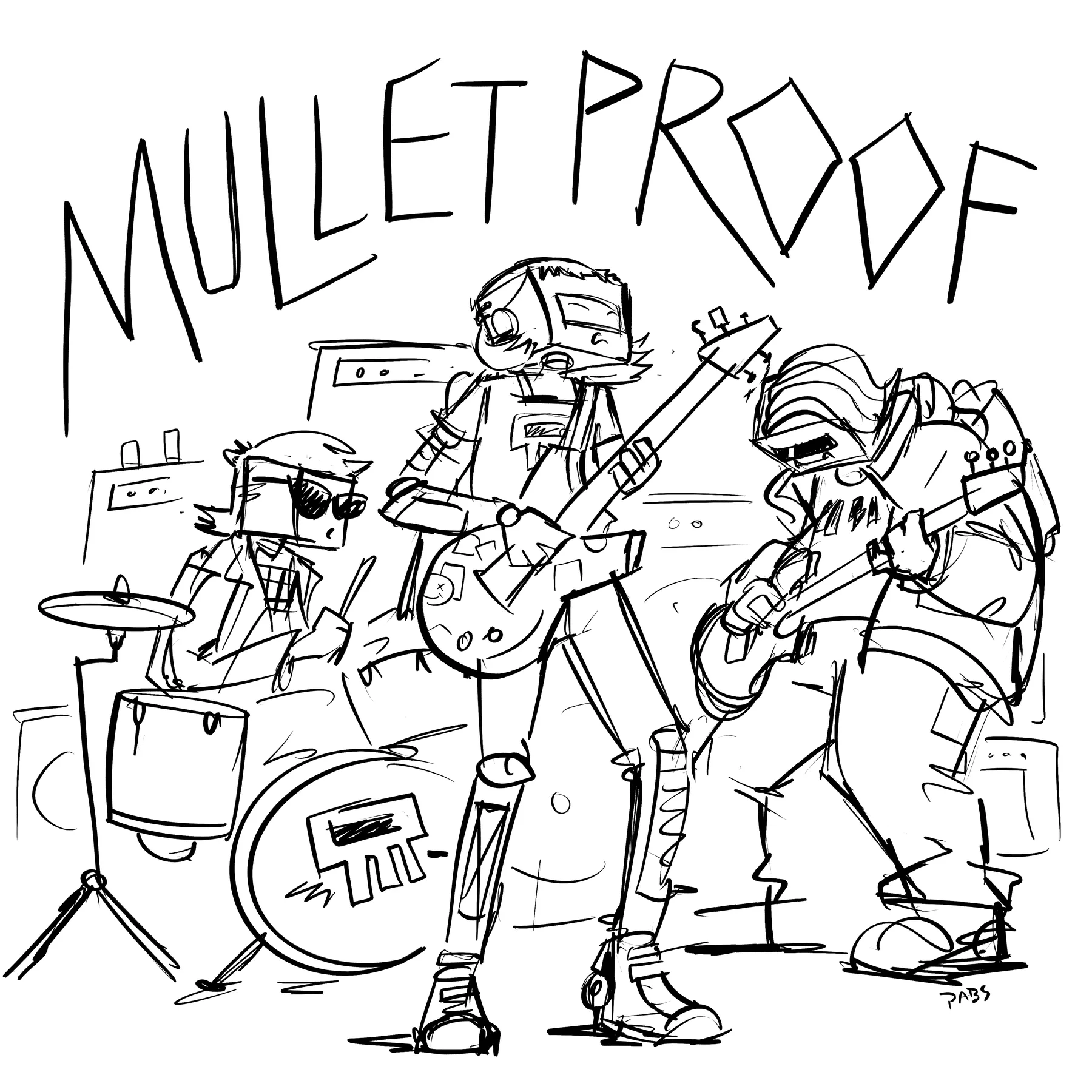 The band, first sketch