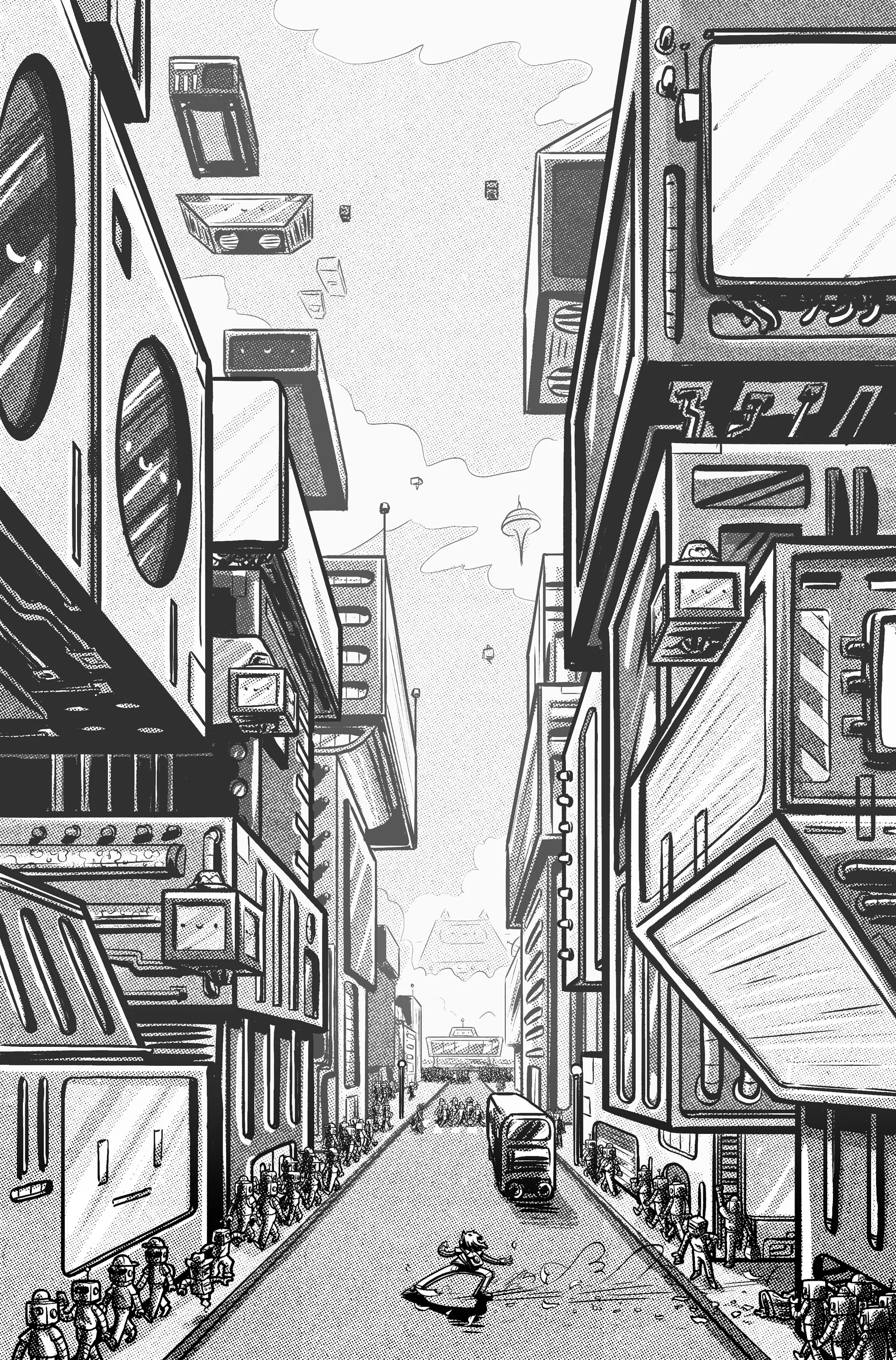 Robopolis, the key illustration.